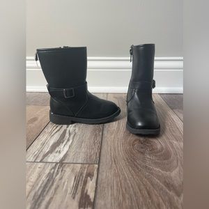 Toddler black boots